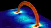 Simulated Vortex Ring Structure Superfluid Helium