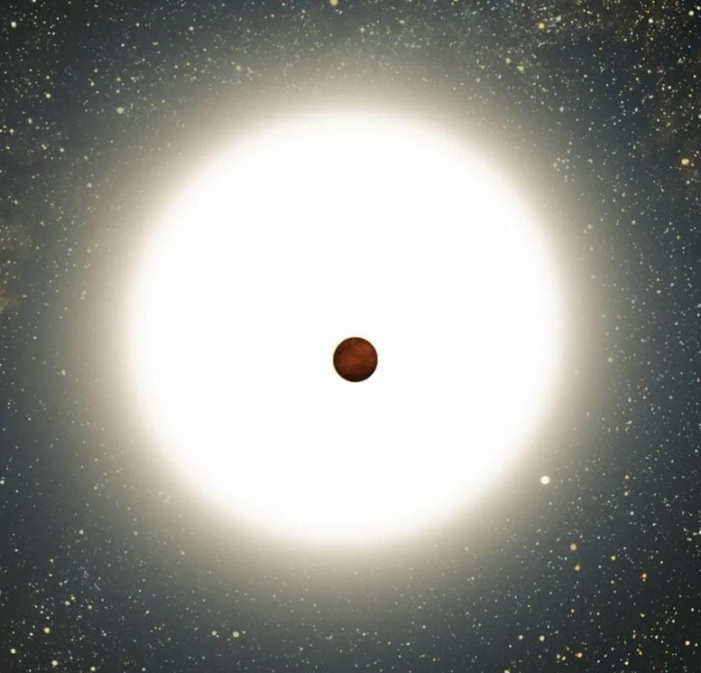 Simulation of a Planet Transiting Its Host Star