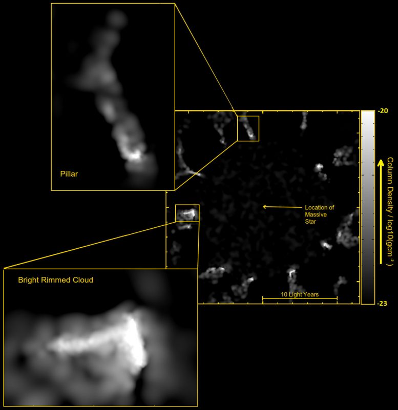 Simulation Shows How the Pillars of Creation Were Created