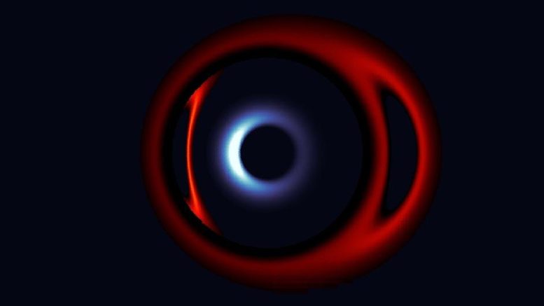 Simulare supermasivă de fuziune a găurii negre