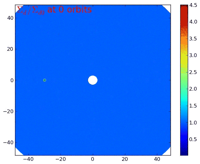 Simulation of a Lone Super-Earth in a Protoplanetary Disk
