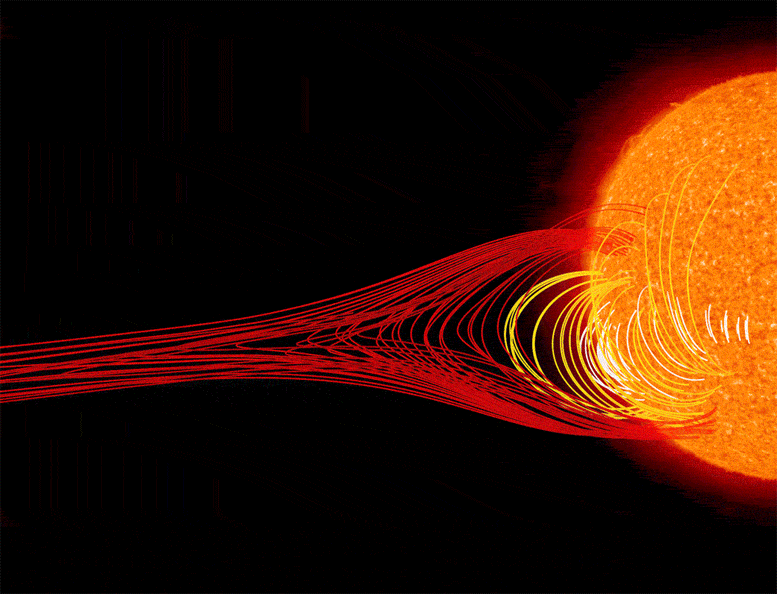Simulation of the Evolution of a Stealth Coronal Mass Ejection