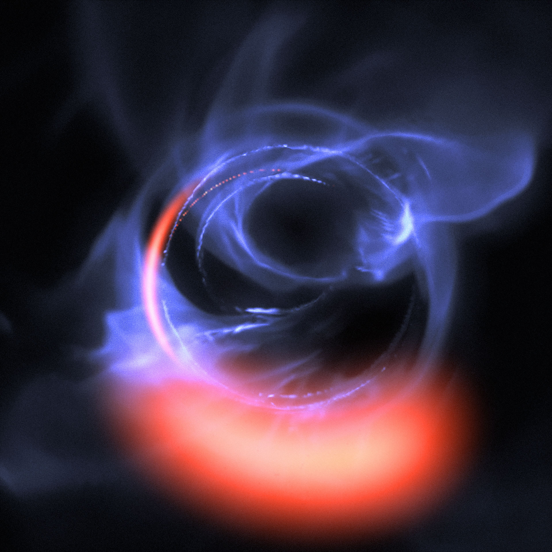 New Observations Show Clumps Of Gas Swirling Around Black Hole