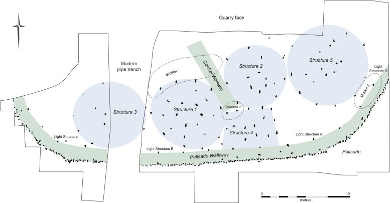 Site Plan of Bronze Age Settlement