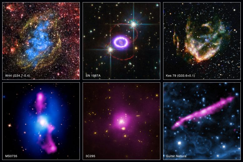 Six New Images from the Chandra Data Archive