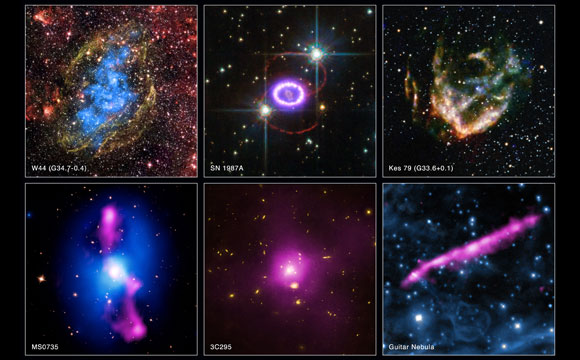 Six New Images from the Chandra Data Archive Released