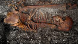 Skeleton at the Site in Jubuicabeira II, Brazil