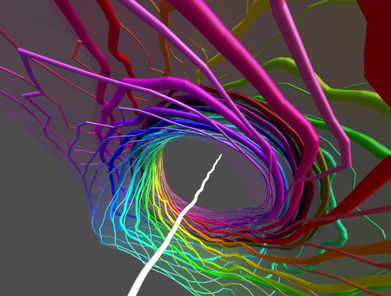 Skyrmion Particle Modelled in Light