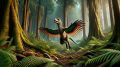 Small Feathered Dinosaur Art