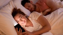 Smartphone Media Bed Sleep