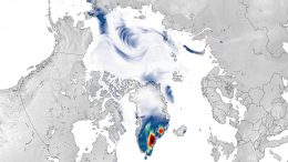 Snowfall in Greenland September 2021