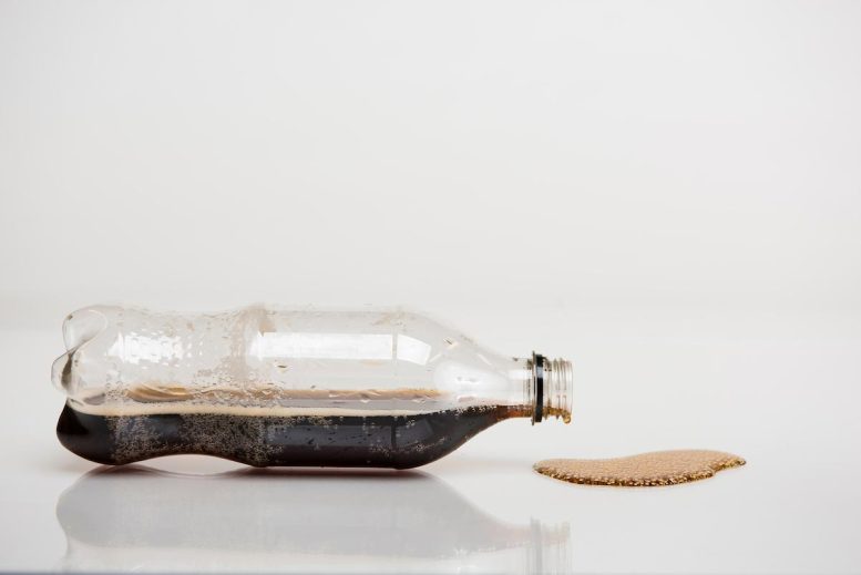 Soda Bottle on Side
