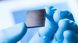 Solar Cell Research Concept