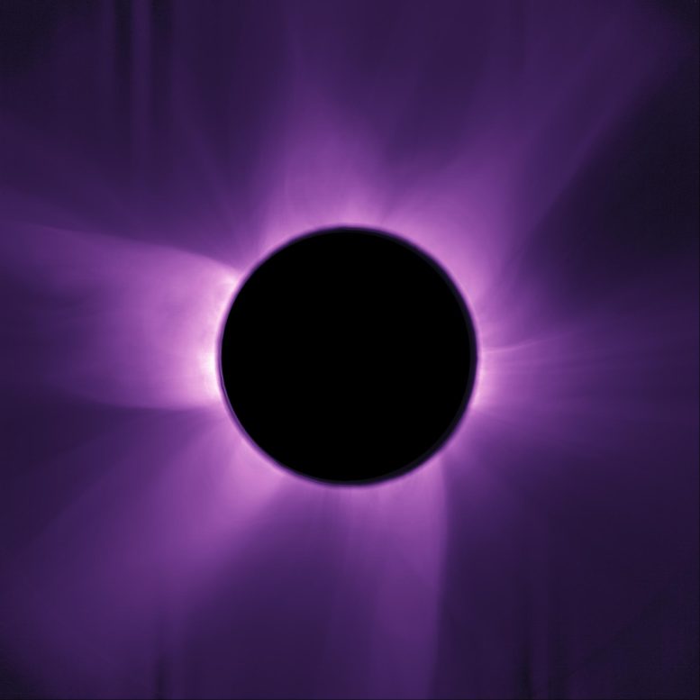 Solar Corona Viewed Proba-3 ASPIICS Violet