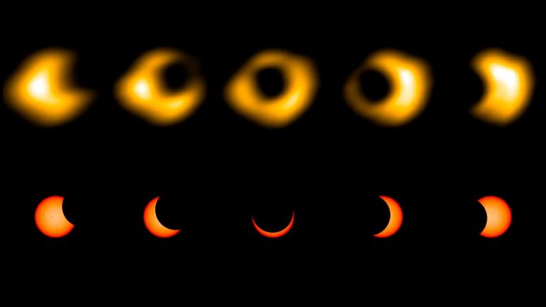 Solar Eclipse Radio Images