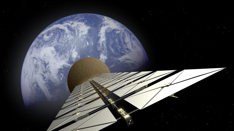 Solar Power Satellite Artist’s Impression