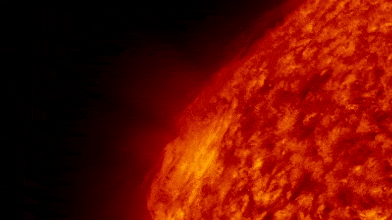 Solar Prominence Eruption
