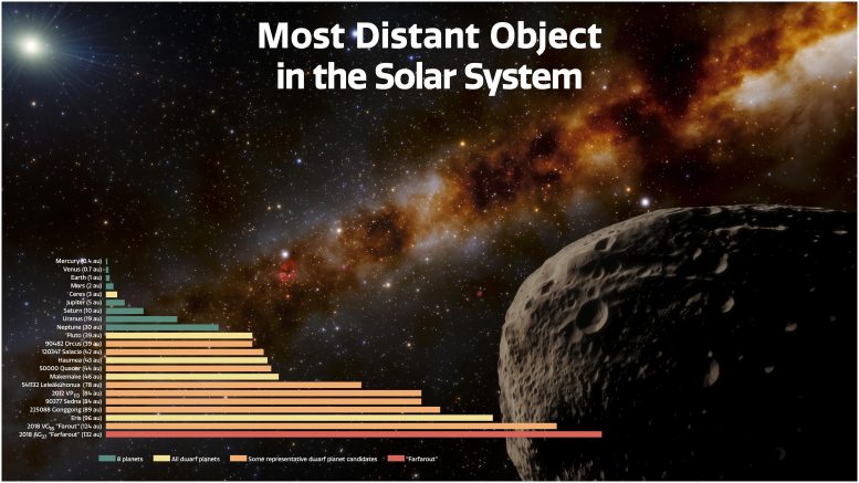 Solar System Object Distances