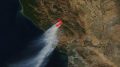 Sonoma County California Kincaid Fire Satellite Image