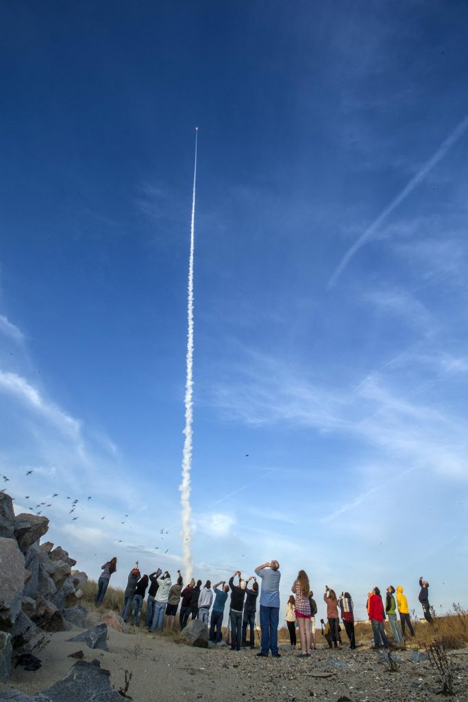 Sounding Rocket Launch From NASA’s Wallops Flight Facility