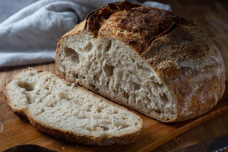 Sourdough Bread Loaf Slice