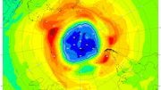 South Pole Ozone Hole Map September 2021