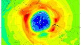 South Pole Ozone Hole Map September 2021