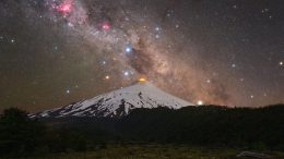 Southern Cross Over Chilean Volcano