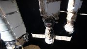 Soyuz MS-19 Crew Ship Docked to Rassvet Module