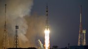 Soyuz MS-22 Rocket Liftoff