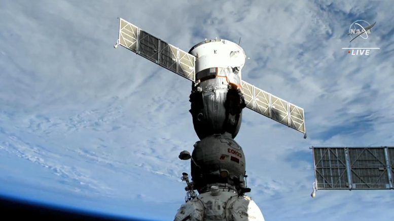 Soyuz MS-23 Spacecraft Prepares to Undock