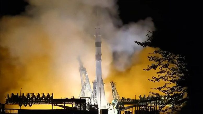 Soyuz MS-24 Rocket Liftoff