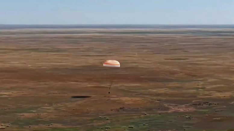 Soyuz MS-28 Spacecraft Parachutes