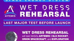 Space Launch System Wet Dress Rehearsal Infographic Crop