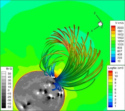 Space Weather Modelling Supercomputer Helps Protect Earth From Space Storms