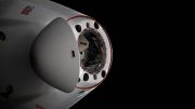 SpaceX Cargo Dragon Resupply Ship With Nose Cone Open