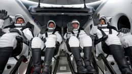 SpaceX Crew-6 Members Inside Crew Dragon Endeavour