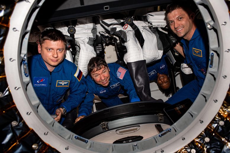 SpaceX Crew-8 Members Pictured Inside the SpaceX Dragon “Endeavour”