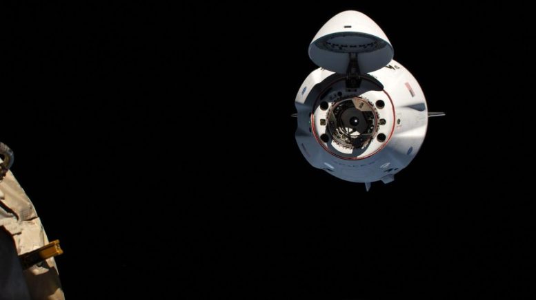 SpaceX Crew Dragon Endeavour ISS Approach