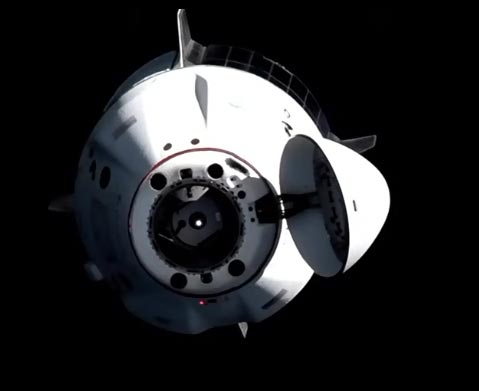 SpaceX Crew Dragon Endeavour Undocks
