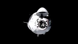 SpaceX Crew Dragon Spacecraft Approaches ISS