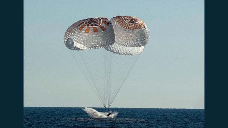 SpaceX Dragon Freedom Crew Ship Splashdown