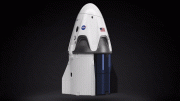 SpaceX Dragon Spacecraft Rotating