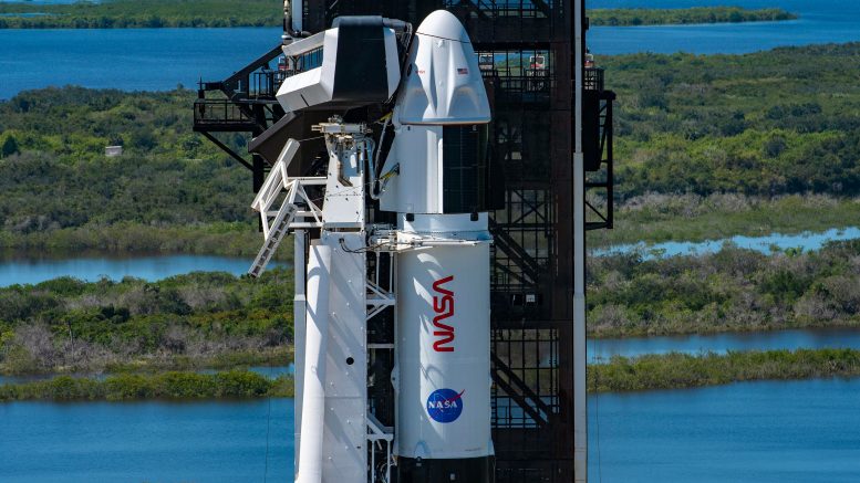 SpaceX Falcon 9 Rocket With Dragon Endurance Spacecraft