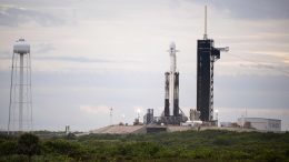 SpaceX Falcon Heavy Rocket With Psyche Spacecraft Onboard
