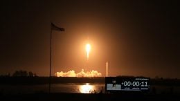 SpaceX Intuitive Machines IM 1 Mission Lift Off Crop
