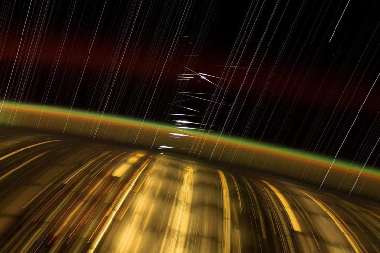 SpaceX Starlink Satellites From Space Station