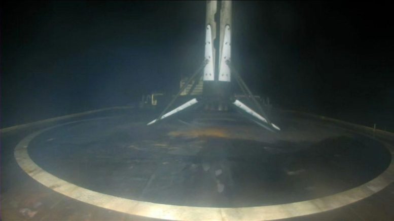 SpaceX Falcon 9 Rocket First Stage Land