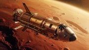 Spacecraft Mars Art