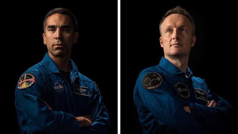 Spacewalkers Raja Chari and Matthias Maurer